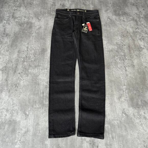 Vintage Y2K Beverly Hills Polo Club Black Grunge Opium Denim Jeans - Picture 2 of 5